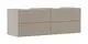 Hansgrohe-HG-Xevolos-E-Waschtischunterschrank-Sandbeige-Matt-1570-550-mit-4-Schubkaesten-fuer-Konsolen-mit-2-Aufsatzwaschtischen-geschliffen-Bronze-Struktur-54200390 gallery number 1
